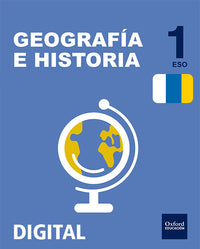 Inicia Digital - Geografía e Historia 1.º ESO. Licencia alumno (canarias)
