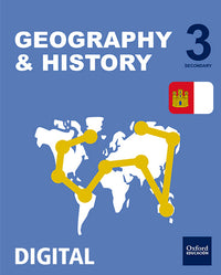 Inicia Digital - Geography & History 3.º ESO. Student's License (castilla-la-mancha)