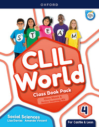 CLIL World Social Sciences 4. Digital Class book (Castile & Leon)
