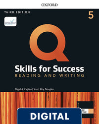 Q Skills for Success (3rd Edition). Reading and Writing. Level 5. Digital Student's Book