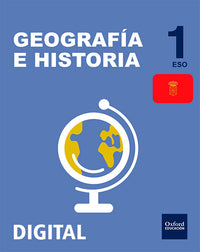 Inicia Digital - Geografía e Historia 1.º ESO. Licencia alumno (navarra)