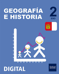 Inicia Digital - Geografía e Historia 2.º ESO. Licencia alumno (castilla-la-mancha)