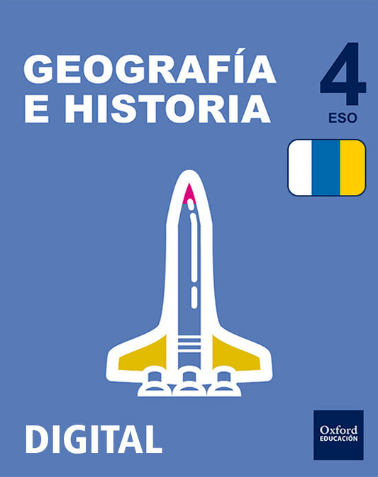 Inicia Digital - Geografía e Historia 4º ESO. Licencia alumno (canarias)