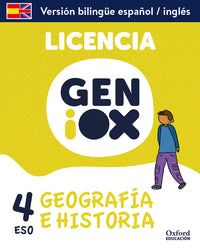 Geography & History 4º ESO. GENiOX License Programa Bilingüe Student version (andalucia)