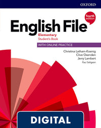 English File 4th Edition Elementary (A1/A2). Digital Student’s Book+WorkBook+Spanish Online Practice