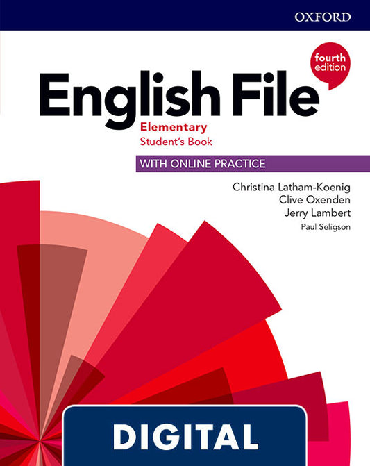 English File 4th Edition Elementary (A1/A2). Digital Student’s Book+WorkBook+Spanish Online Practice