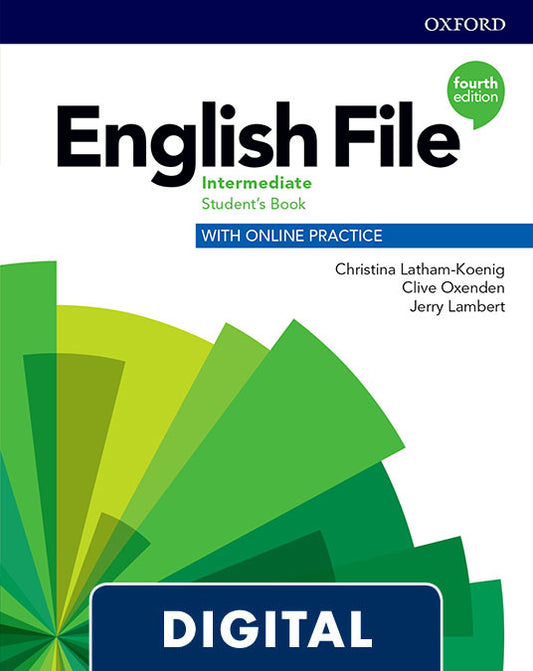 English File 4th Edition Intermediate (B1). Digital Student’s Book+WorkBook+Spanish Online Practice