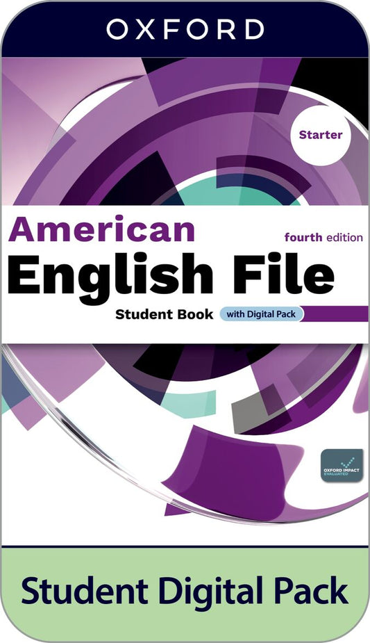 American English File 4th Edition Starter. Digital Student's Book + Workbook + Exam Confidence