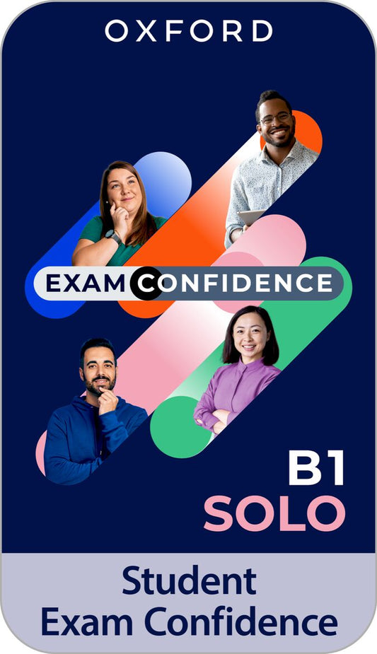 Skills Confidence and Exam Confidence provides the key skills needed to perform well in international exams, including the Oxford Test of English and Cambridge main suite ELT exams.
Bite-sized Reading, Listening, Speaking and Writing practice is easily accessible from a mobile device for students to use in their own time, at their own pace