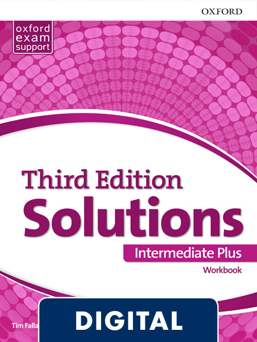 Solutions 3rd Edition Intermediate Plus. Workbook (OLB eBook)