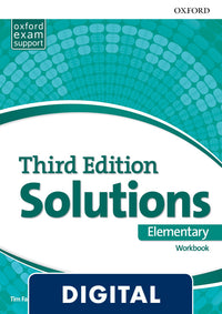 Solutions 3rd Edition Elementary. Workbook (OLB eBook)