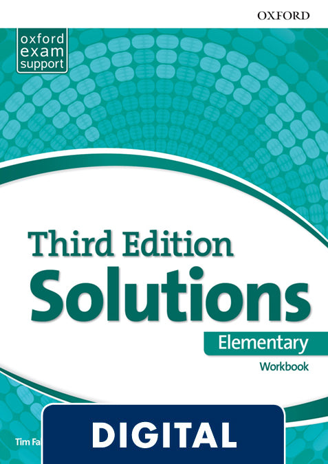 Solutions 3rd Edition Elementary. Workbook (OLB eBook)
