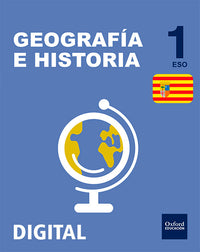 Inicia Digital - Geografía e Historia 1.º ESO. Licencia alumno (aragon)
