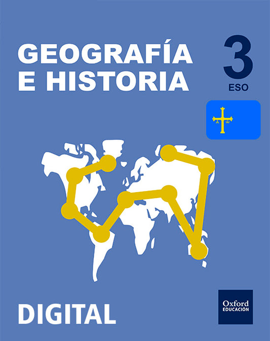 Inicia Digital - Geografía e Historia 3.º ESO. Licencia alumno (Asturias)