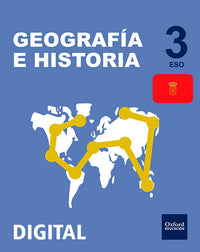 Inicia Digital - Geografía e Historia 3.º ESO. Licencia alumno (navarra)